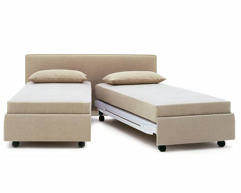 Boxspring deelbaar met wielen,stof afneembaar,schraam slaapsysteem of een spiraal of lattenbodem in het bed leggen,stof,leer