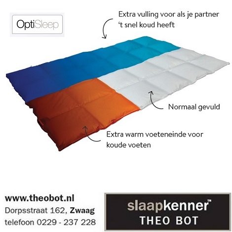 dons dekbed kopen,ganzendons, kwaliteit, voetwarmte, Optisleep 