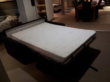 Bedbank 140 bed, zwart,matras, dunlopillo_ schuim,sofabed, tweepersoonsbed, Nehl, kopen Zwaag, Hoorn