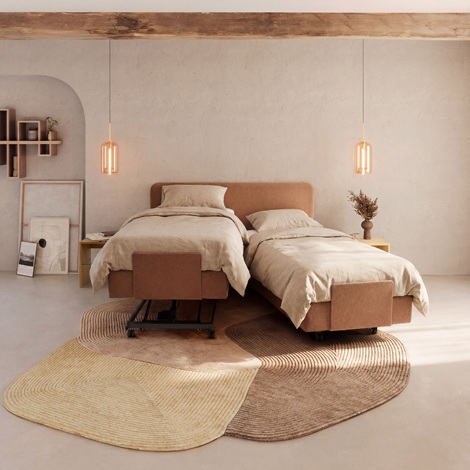 Bedlift_bed op wielen, boxspring